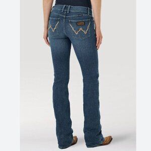 Wrangler Boot Cut Women's Blue Jeans 7x30